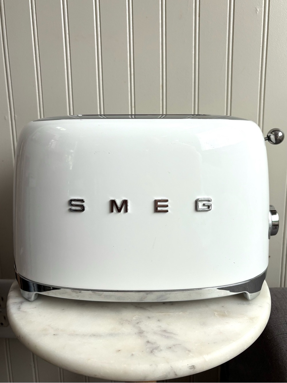 Smeg 2-Slice Toaster White See Description Designer Collectible Retro-Style Boho